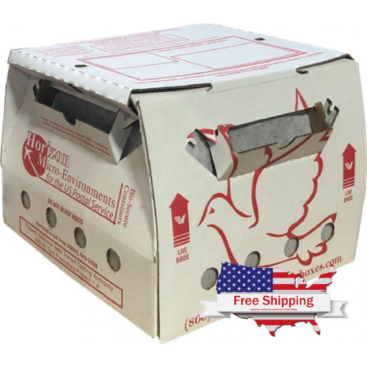 *New* Vented Economy Shipper - 1 - Single | Chicken Antibiotics