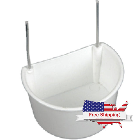 Jumbo D Cup Bird Cage Cup: Durable Polypropylene/Dishwasher-Safe | Chicken Antibiotics
