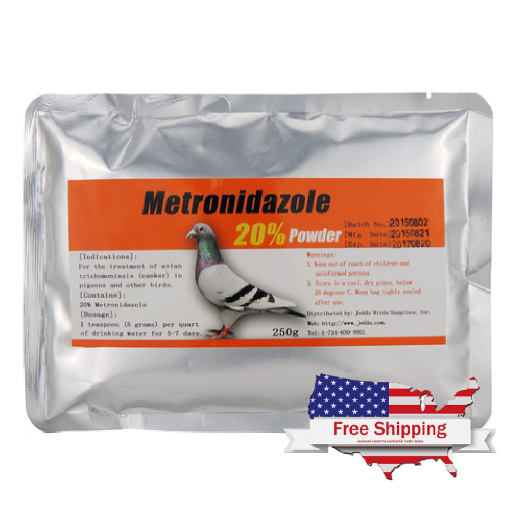 Metronidazole 20% Avian Canker Treatment for Birds | Chicken Antibiotics