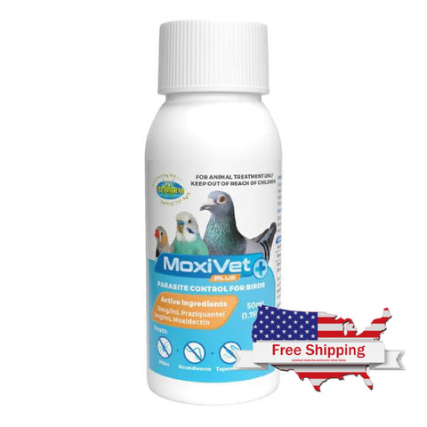 MoxiVet Plus with Moxidectin & Praziquantel - 50 ML | Chicken Antibiotics