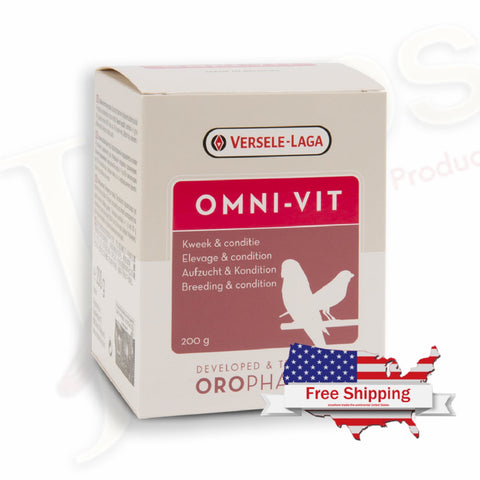 Omni-Vit (Versele-Laga) Essential Vitamins for Breeding Birds - 25 g | Chicken Antibiotics