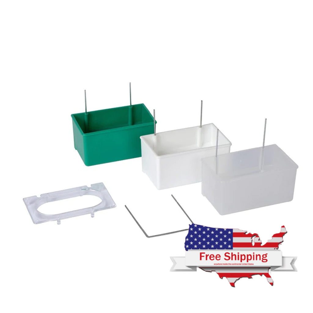 Smisdom Plastics ANTI-SPILL NEST BOX CUP - Green | Chicken Antibiotics