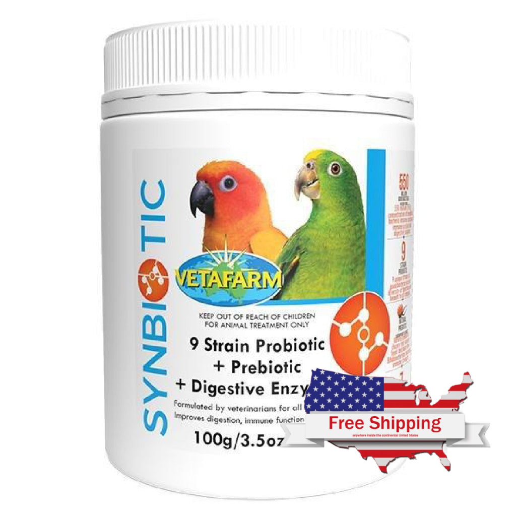 Synbiotic Avian Support : Probiotic and Prebiotics for Birds, Digestive & Immune Support | Vetafarm at ChickenAntibiotics.com
