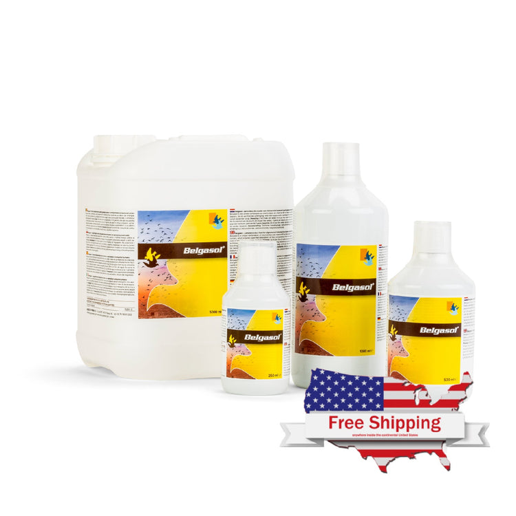 Belgica De Weerd Belgasol Electrolytes & Vitamins for Pigeons 250ml 500ml 1000ml - 250 ml | Chicken Antibiotics
