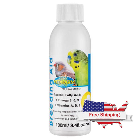 Breeding Aid Supplement to Boost Bird-Breeding Success – 100 mL (3.4 fl oz) | Vetafarm at ChickenAntibiotics.com