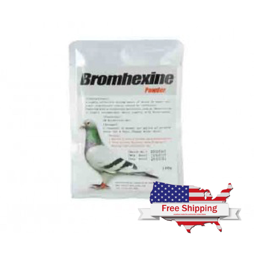 Bromhexine: Respiratory Drying Agent for Pigeons & Pet Birds | Chicken Antibiotics