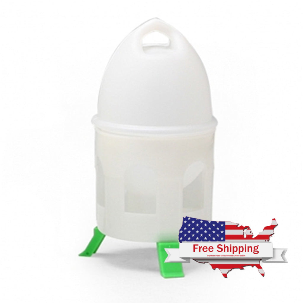 Bullet Drinker with Legs (Crown) Bird Drinker/Bird Water Feeder | Chicken Antibiotics