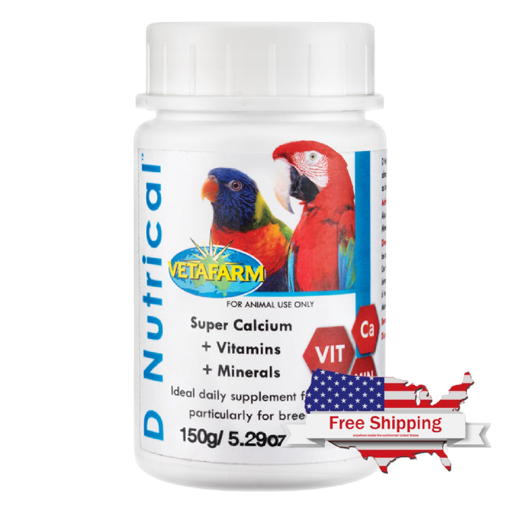 D'Nutrical Calcium Supplement for Breeding Birds | Vetafarm at ChickenAntibiotics.com