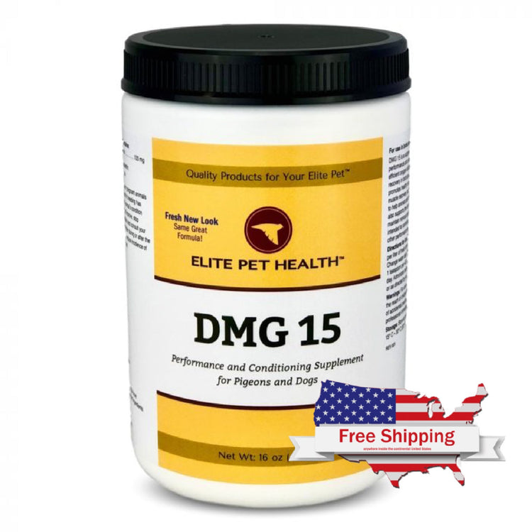 DMG 15 (Elite Pet) Powerful Racing Pigeon Supplement for Enhanced Performance | Chicken Antibiotics
