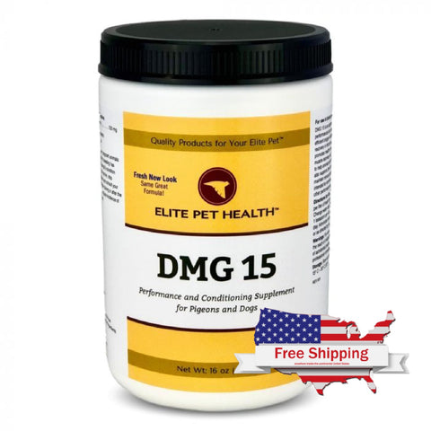 DMG 15 (Elite Pet) Powerful Racing Pigeon Supplement for Enhanced Performance | Chicken Antibiotics