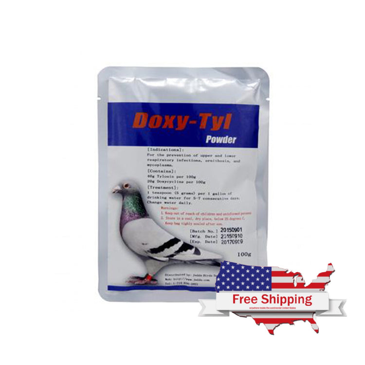 Doxy-Tyl Powder for upper and lower respiratory infections, Mycoplasma, and Ornithosis/Psittacosis in Birds | Chicken Antibio