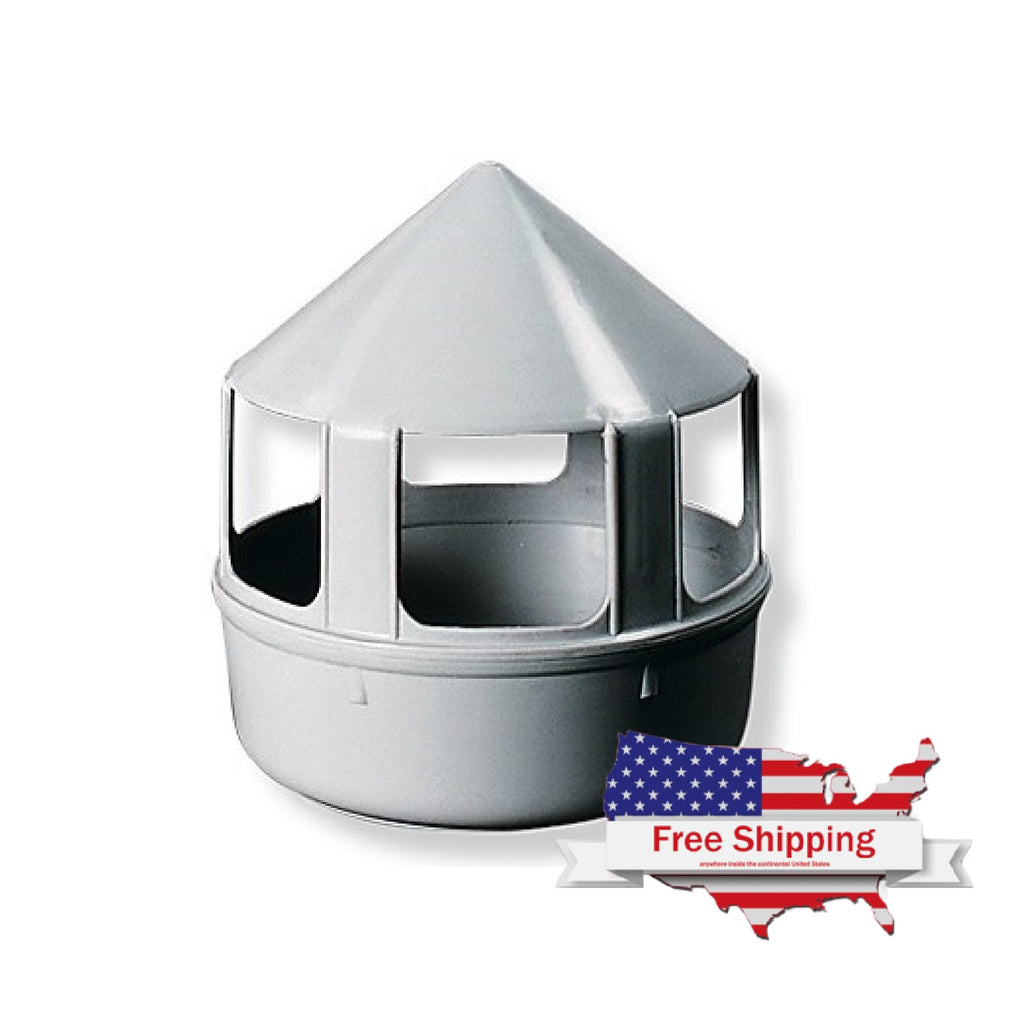 Plastic Gritpot (Natural) Pigeon & Chicken Grit/Mineral Feeder | Chicken Antibiotics