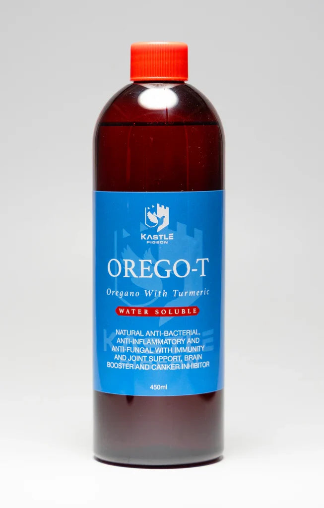 Orego-T 10% Oregano with Turmeric for Pigeons | Natural Gut Health & Immune Support in Water - 450 ml | Chicken Antibiotics