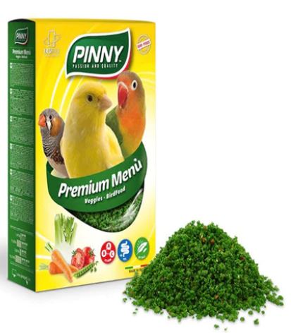 Premium Menu Veggies (Pinny) Bird Food Mix with Vegetables for Birds | Chicken Antibiotics