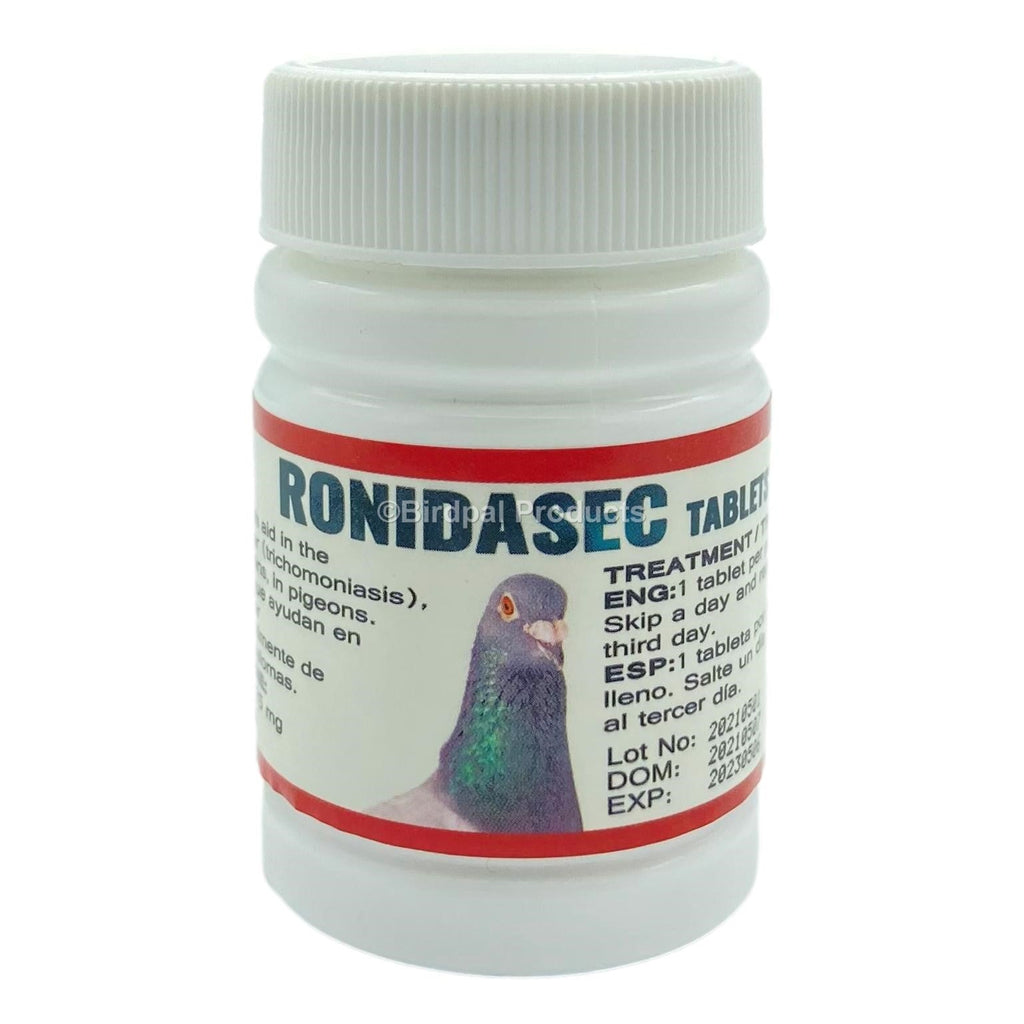 Ronidasec Tablets for Canker in Pigeons - 50 ct | Chicken Antibiotics
