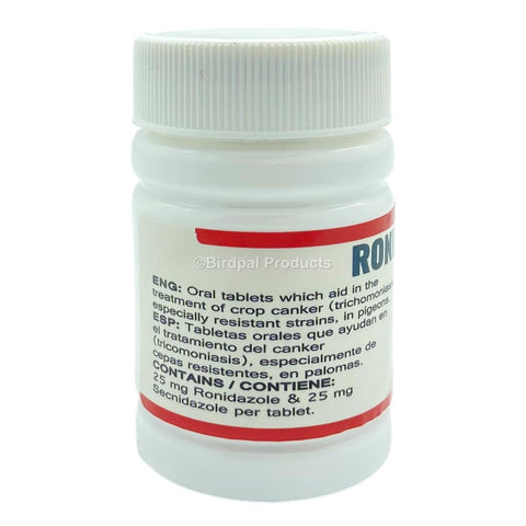 Ronidasec Tablets for Canker in Pigeons - 50 ct | Chicken Antibiotics