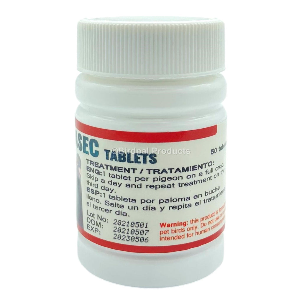 Ronidasec Tablets for Canker in Pigeons - 50 ct | Chicken Antibiotics