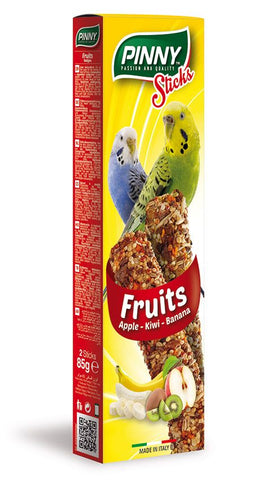 Fruit Treat Sticks for Budgies (Pinny) Delicious Budgie Treats | Chicken Antibiotics