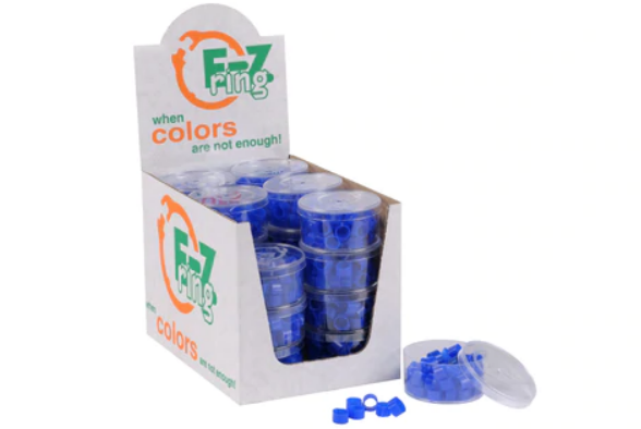 E-Z Clip Rings Numbered 8 Mm - Black / 76-100 | Chicken Antibiotics