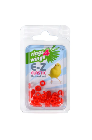 E-Z ELASTIC RINGS (Smisdom) - 3mm / LIGHT BLUE | Chicken Antibiotics