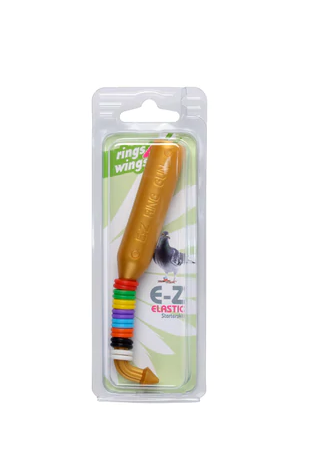 E-Z ELASTIC RINGS (Smisdom) - 2mm / WHITE | Chicken Antibiotics