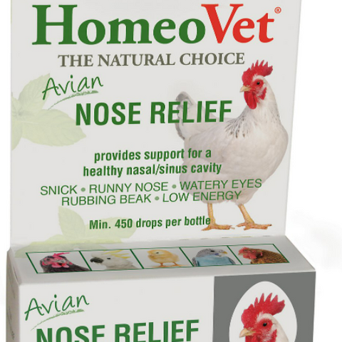 HomeoVet Avian Nose Relief | Chicken Antibiotics