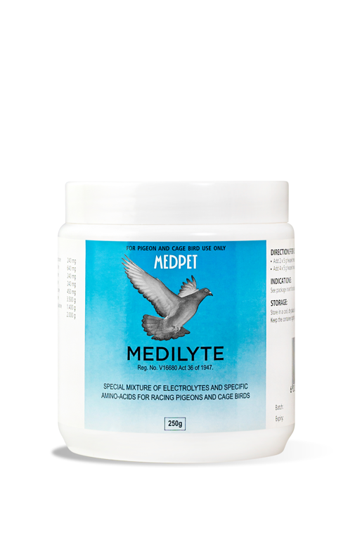 Medilyte (Medpet) Electrolytes for Racing Pigeons | Chicken Antibiotics