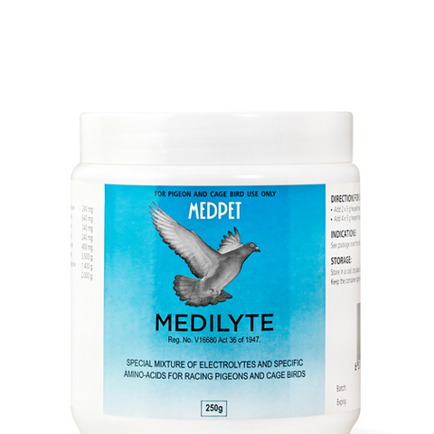 Medilyte (Medpet) Electrolytes for Racing Pigeons | Chicken Antibiotics