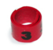WRAP-AROUND SERIES NUMBERED BANDS - 9 / Green / 1-25 | Chicken Antibiotics