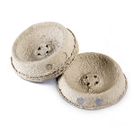 Disposable Pulp Pigeon Nest Bowl (Natural) Ventilated for Pigeon Nesting | Chicken Antibiotics