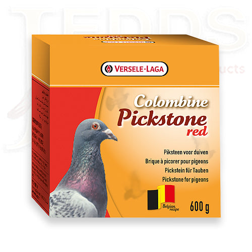 Red Pickstone (Versele-Laga) Premium Clay Pot Pigeon Mineral Supplement | Chicken Antibiotics