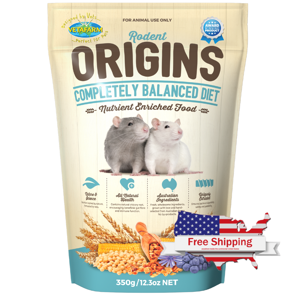 Rodent Origins Pellets for Rats & Mice | Vetafarm at ChickenAntibiotics.com