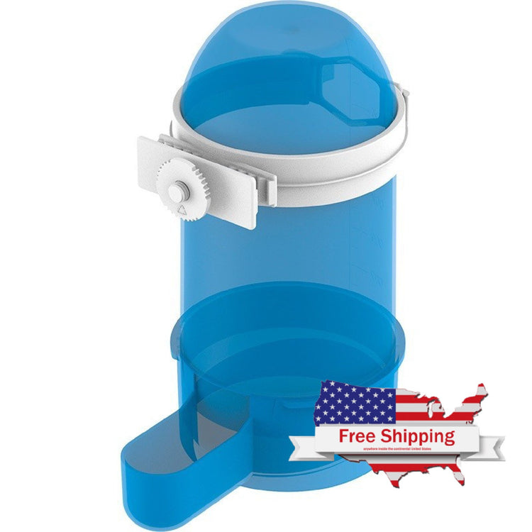 Blue Drinker/Feeder with Support (Copele) Pigeon Water Feeder/Bird Water Feeder | Chicken Antibiotics