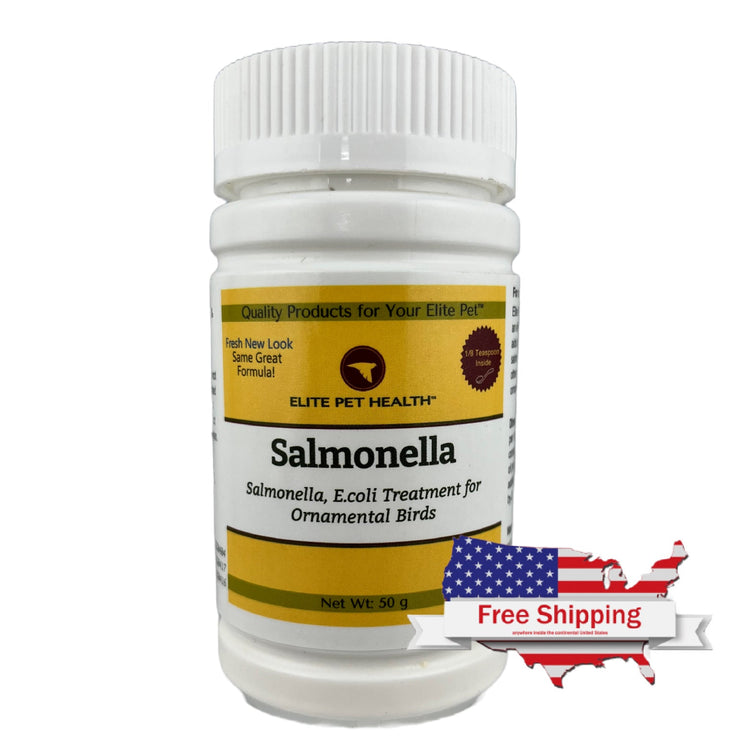 Salmonella Powder (Elite Pet): Treats Salmonella & Paratyphoid in Pigeons, Cage Birds & Aviary Birds | Chicken Antibiotics