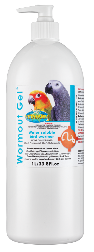 Wormout Gel | Vetafarm at ChickenAntibiotics.com