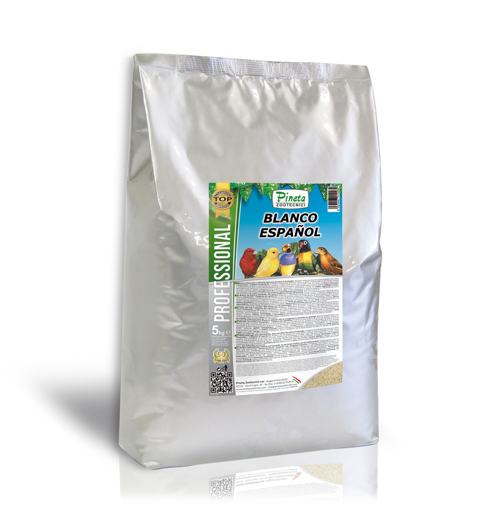 Blanco Español (Pineta Zootecnici) Egg Food for Birds - Soft Food for Canaries | Chicken Antibiotics