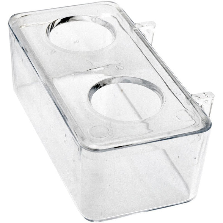 Bird Feeder with 2 Holes (Copele) Hanging Cage Bird Feeder | Chicken Antibiotics
