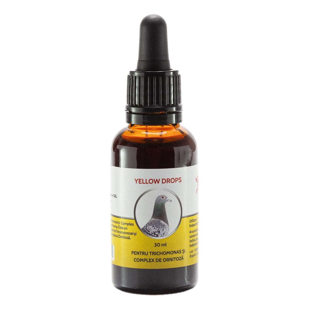 Cest Yellow Drops for Pigeons - Eliminates Fungi, Canker, & Bacteria - 30 ml (1 fl oz) | Chicken Antibiotics