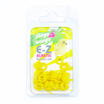 E-Z ELASTIC RINGS (Smisdom) - 4.5mm / YELLOW | Chicken Antibiotics