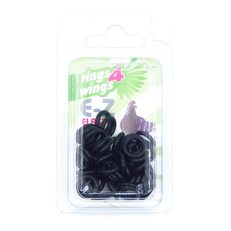 E-Z ELASTIC RINGS (Smisdom) - 8mm / YELLOW | Chicken Antibiotics