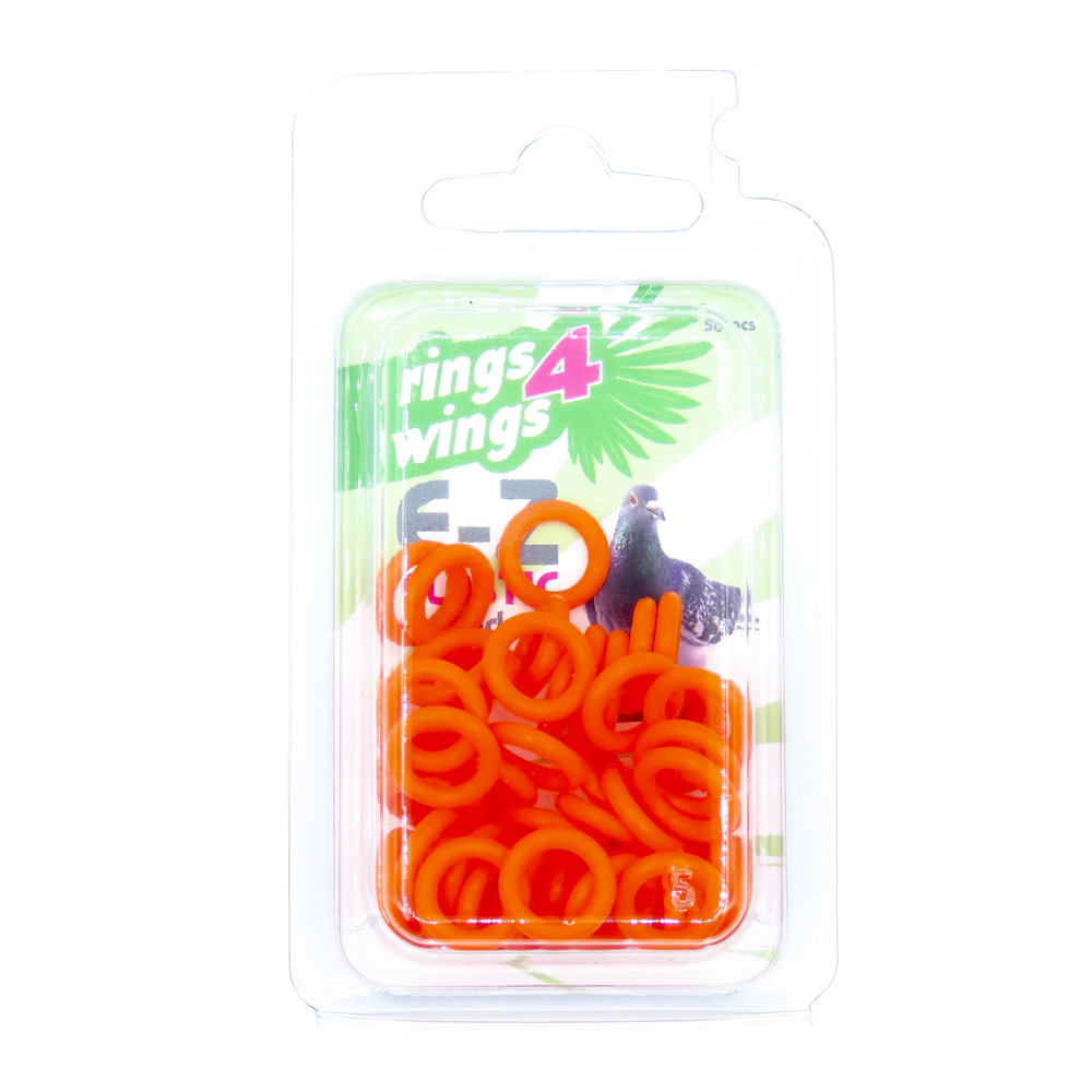 E-Z ELASTIC RINGS (Smisdom) - 8mm / RED | Chicken Antibiotics