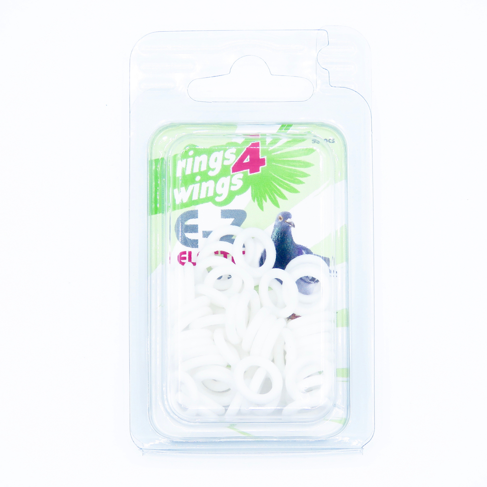 E-Z ELASTIC RINGS (Smisdom) - 8mm / GREEN | Chicken Antibiotics
