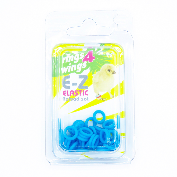 E-Z ELASTIC RINGS (Smisdom) - 7mm / VIOLET | Chicken Antibiotics