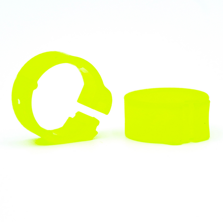 E-Z Clip Rings Plain 8 mm Pigeon Identification Clip Rings. Made in Belgium. Plain. (50 pcs) | Chicken Antibiotics
