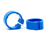 E-Z Clip Rings Plain 8 mm Pigeon Identification Clip Rings. Made in Belgium. Plain. (50 pcs) - Violet | Chicken Antibiotics