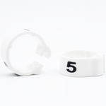 E-Z Clip Rings Numbered 8 Mm - Dark Blue / 26-50 | Chicken Antibiotics