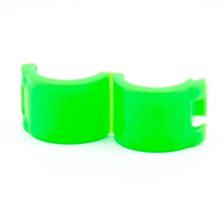 E-Z Lock Rings Plain - 5 MM / Green | Chicken Antibiotics