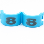 E-Z Lock Rings Numbered - 7 MM (1-12) / Green | Chicken Antibiotics