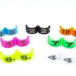 E-Z Lock Rings Numbered - 5 MM (1-10) / Pink | Chicken Antibiotics