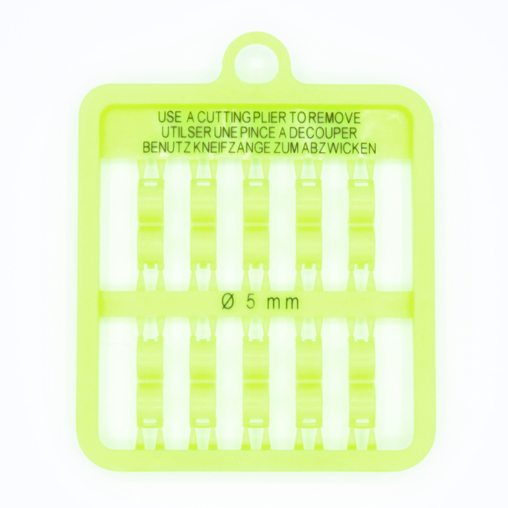 E-Z Lock Rings Plain - 8 MM / Light Blue | Chicken Antibiotics